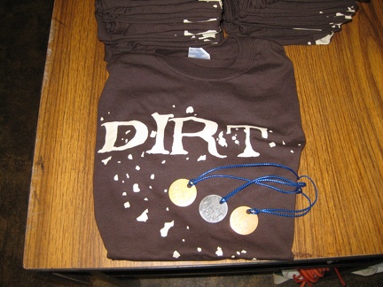 5 DIRT Shirt and Medals